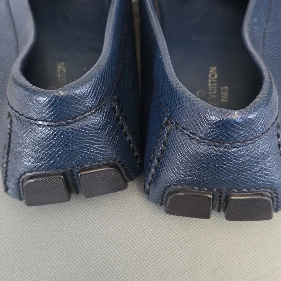 LV Leather shoes Colorblock Pattern Drivers  for men - Picture 4 of 14